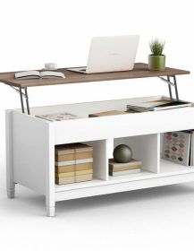 Lift Top Coffee Table with Hidden Storage Compartment