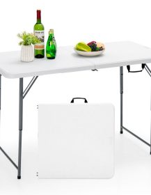 3-Level Height Adjustable Folding Table